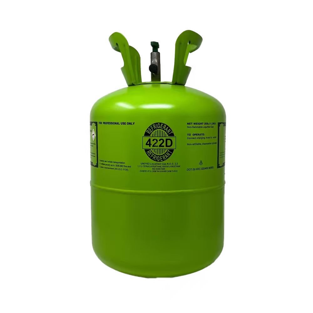 R422D Refrigerant 25 lb Factory Sealed Cylinder
